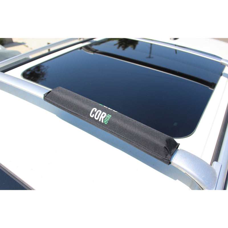 Load image into Gallery viewer, Aero Roof Rack Pad with 10' Scratch-Resistant Tie Downs (Flat Bars)