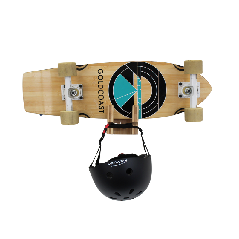 Load image into Gallery viewer, Bamboo Skate & Snowboard Wall Rack
