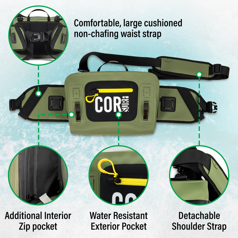 Load image into Gallery viewer, Molokai Waterproof Lumbar Pack - 8L (Free IPX8 Cell Phone Case)