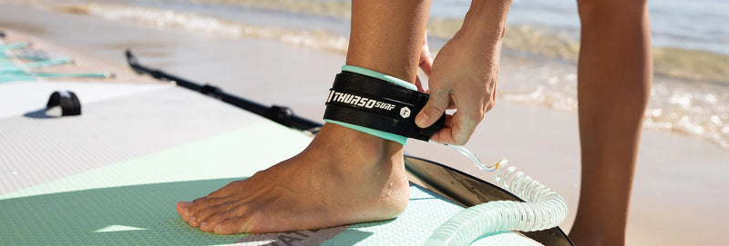 Load image into Gallery viewer, SUP Coiled Leash 10 ft