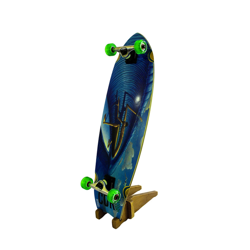 Load image into Gallery viewer, Bamboo Skateboard Floor Stand