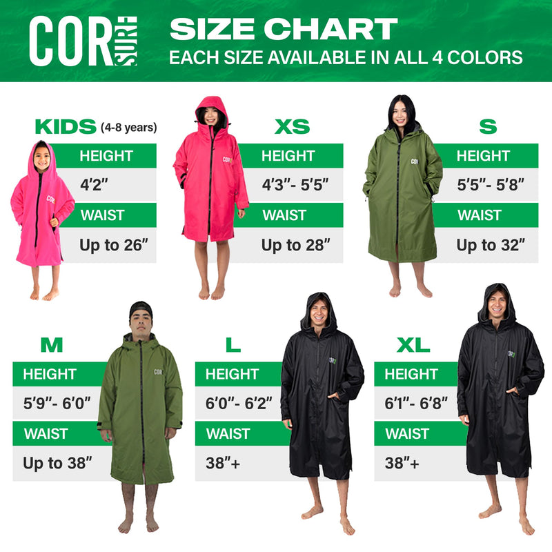 Load image into Gallery viewer, Waterproof Swim Parka (COR Green)