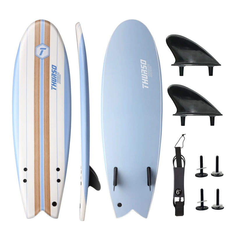 Load image into Gallery viewer, Lancer 5'10 Soft Top Fish Surfboard