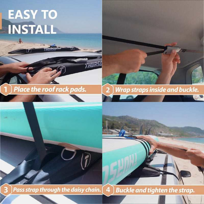 Load image into Gallery viewer, THURSO SURF Universal Surfboard Roof Rack