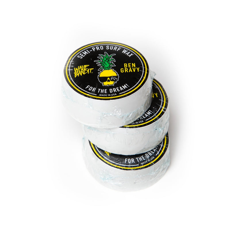 Load image into Gallery viewer, Wave Bandit x Ben Gravy Semi-Pro Surf Wax - Three (3) Pack