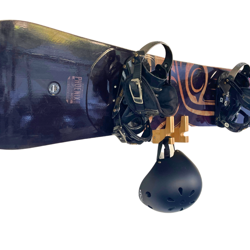 Load image into Gallery viewer, Bamboo Skate & Snowboard Wall Rack