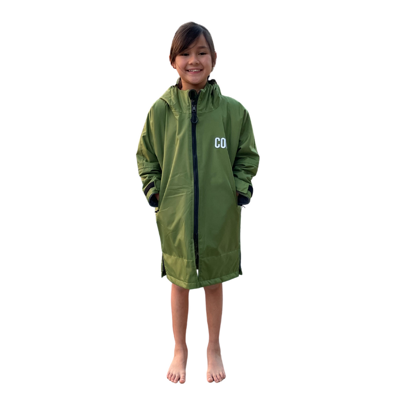 Load image into Gallery viewer, Waterproof Swim Parka (COR Green)