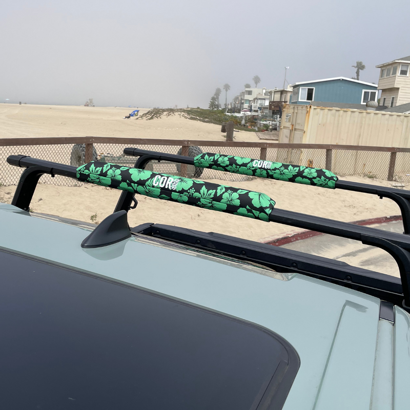 Load image into Gallery viewer, Aero Roof Rack Pad with 10' Scratch-Resistant Tie Downs (Flat Bars)