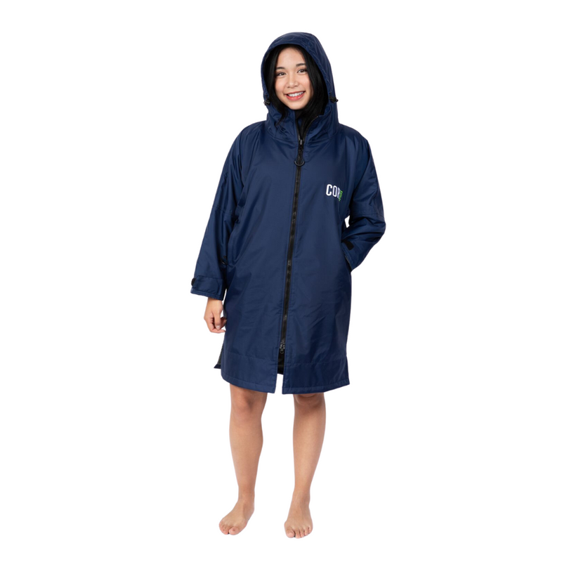 Load image into Gallery viewer, Waterproof Swim Parka (Navy Blue)