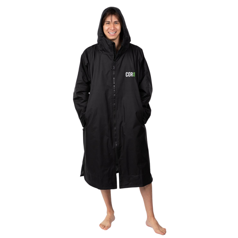 Load image into Gallery viewer, Waterproof Swim Parka | XS-XL (Black)