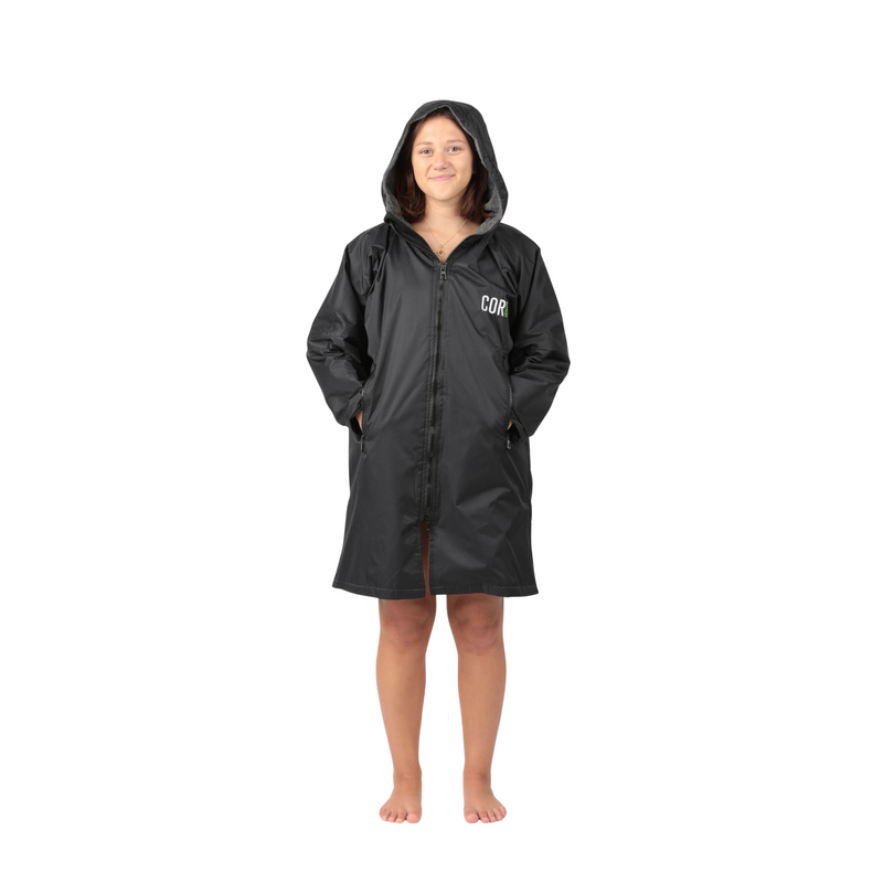 Load image into Gallery viewer, Waterproof Swim Parka | XS-XL (Black)