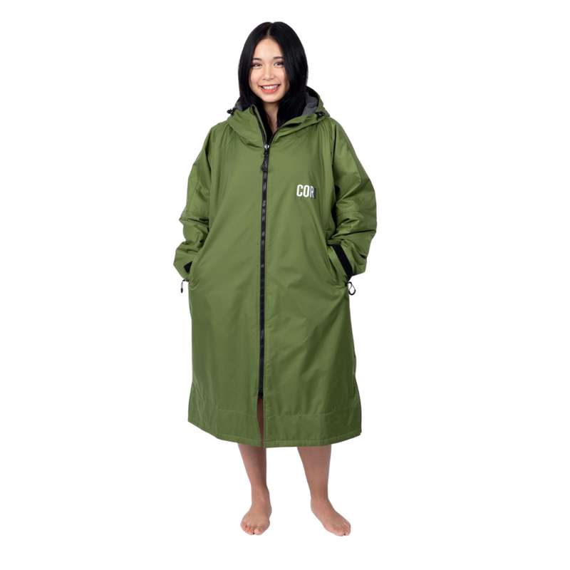 Load image into Gallery viewer, Waterproof Swim Parka (COR Green)
