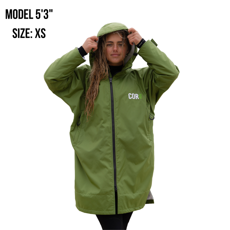 Load image into Gallery viewer, Waterproof Swim Parka (COR Green)