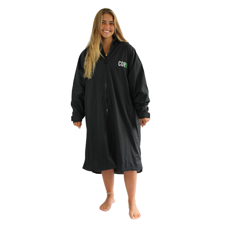 Load image into Gallery viewer, Waterproof Swim Parka | XS-XL (Black)