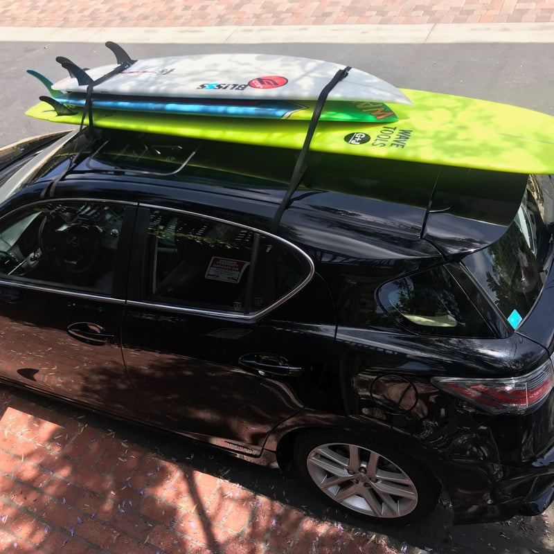 Load image into Gallery viewer, Soft Car Racks | Universal Fit Roof Rack for Surf, SUP Canoe or Kayak
