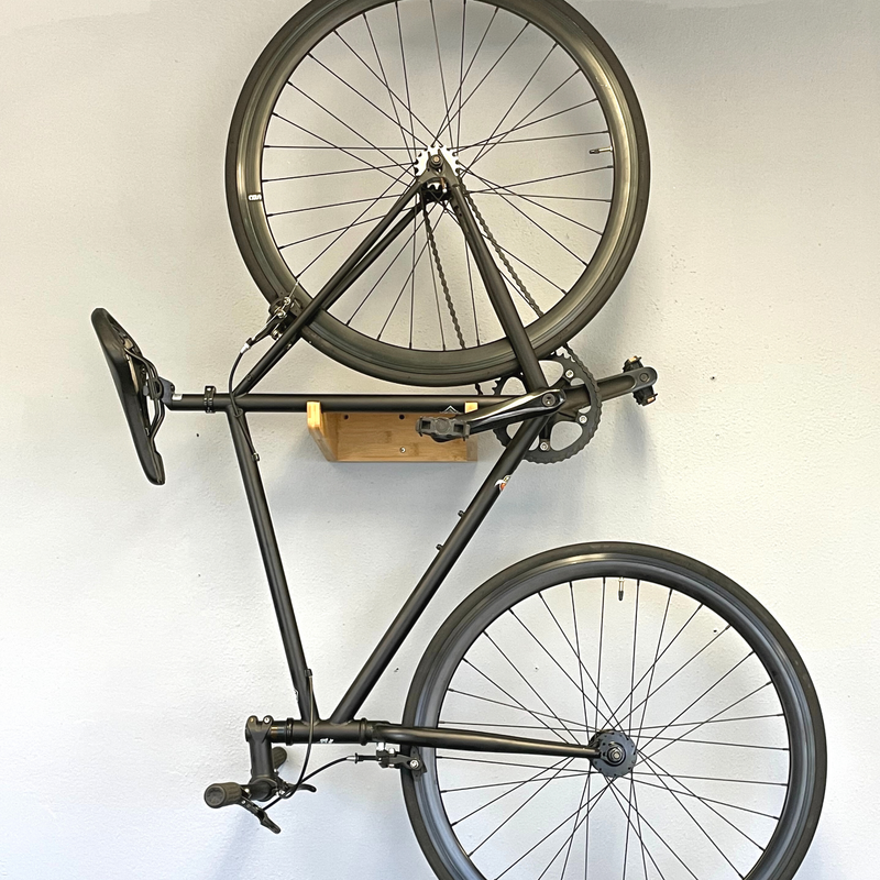 Load image into Gallery viewer, Bamboo Bike Mount with Removeable Shelf