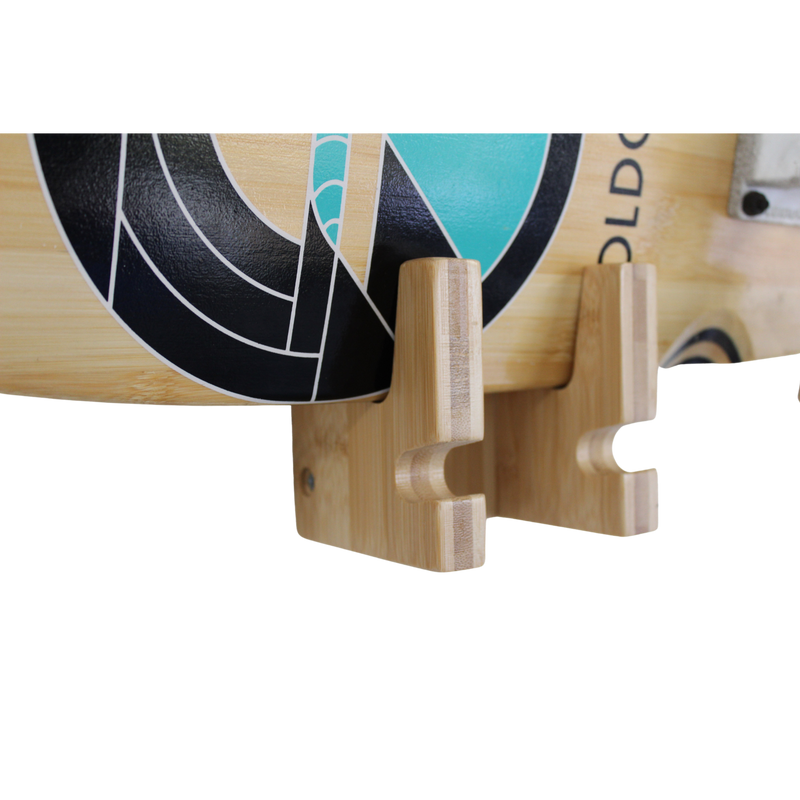Load image into Gallery viewer, Bamboo Skate &amp; Snowboard Wall Rack
