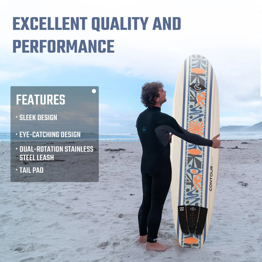 Aero 7 ft Soft Top Surfboard
