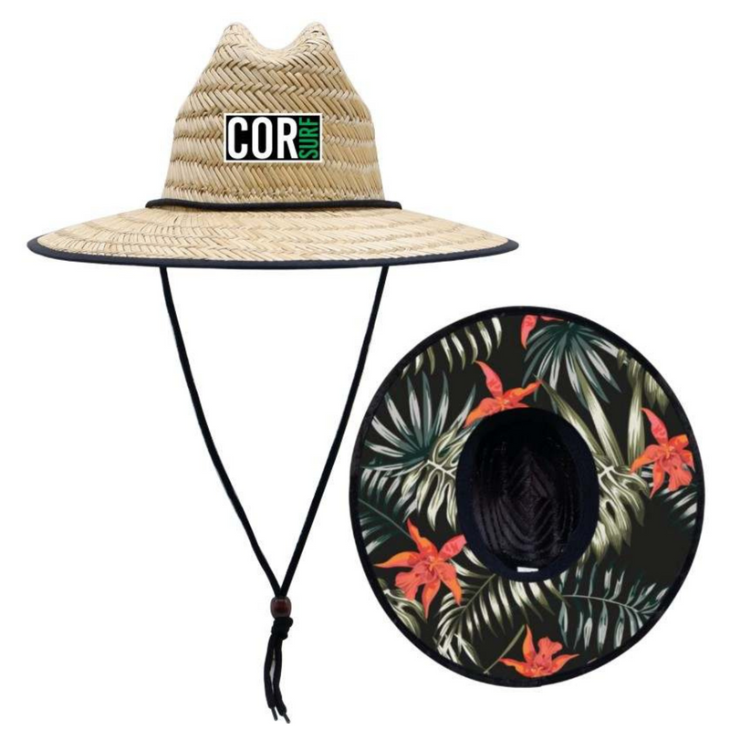 Load image into Gallery viewer, Straw Lifeguard Beach Hats for Adults - Kauai
