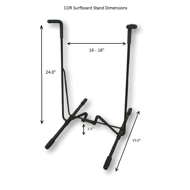 Load image into Gallery viewer, Freestanding Surfboard Floor Stand

