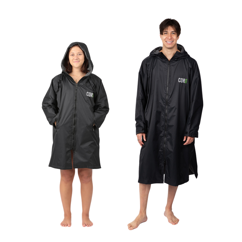 Load image into Gallery viewer, Waterproof Swim Parka | XS-XL (Black)
