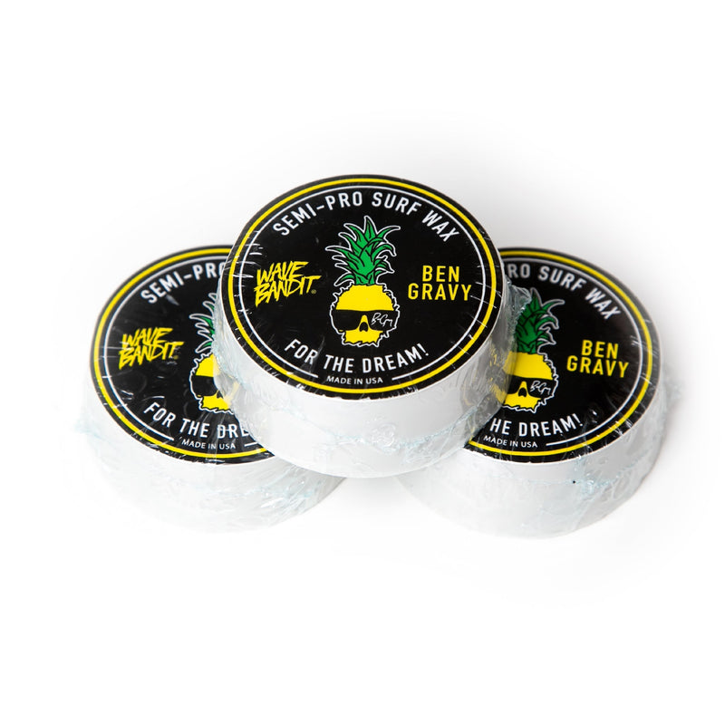 Load image into Gallery viewer, Wave Bandit x Ben Gravy Semi-Pro Surf Wax - Three (3) Pack
