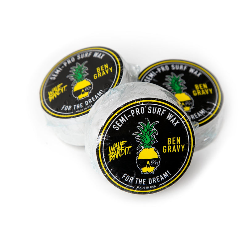 Load image into Gallery viewer, Wave Bandit x Ben Gravy Semi-Pro Surf Wax - Three (3) Pack

