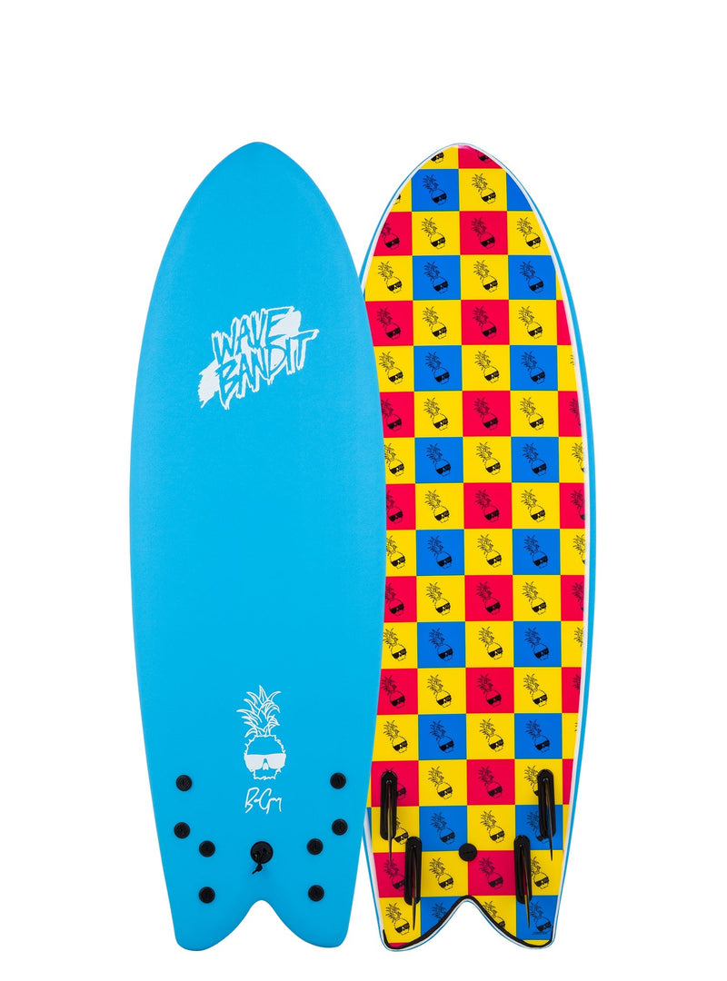 Load image into Gallery viewer, Retro Fish x Ben Gravy (5'8"Quad)
