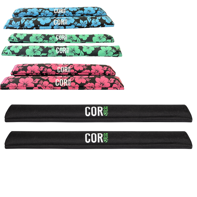Load image into Gallery viewer, Aero Roof Rack Pads Two Sizes 28" and 19" - Narrow Flat Bars
