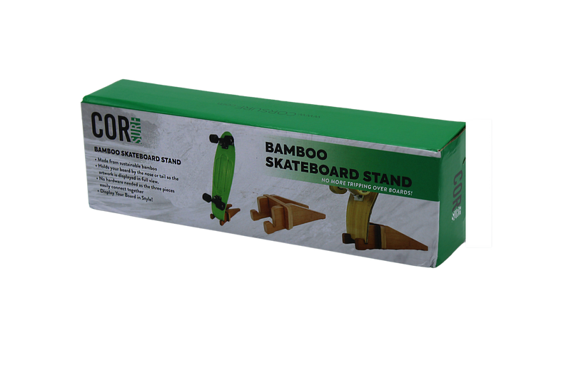 Load image into Gallery viewer, Bamboo Skateboard Floor Stand

