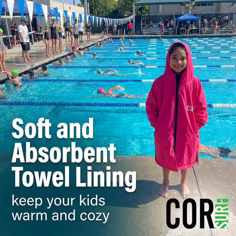 Load image into Gallery viewer, Kids Swim Parka Ages 4-8
