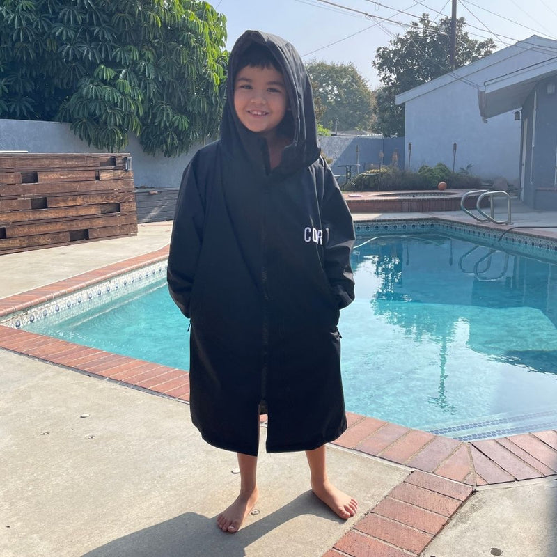 Load image into Gallery viewer, Waterproof Swim Parka | XS-XL (Black)
