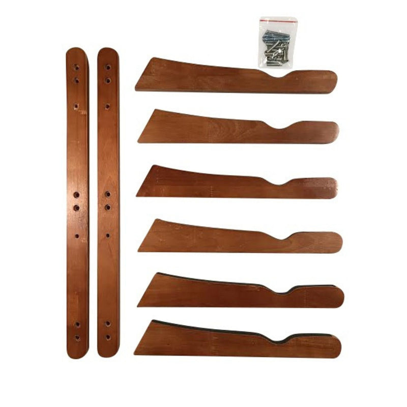 Load image into Gallery viewer, Triple Surfboard Wall Rack | Bamboo Rack Perfect for Surf, Wakeboards, Snowboards, Skateboards
