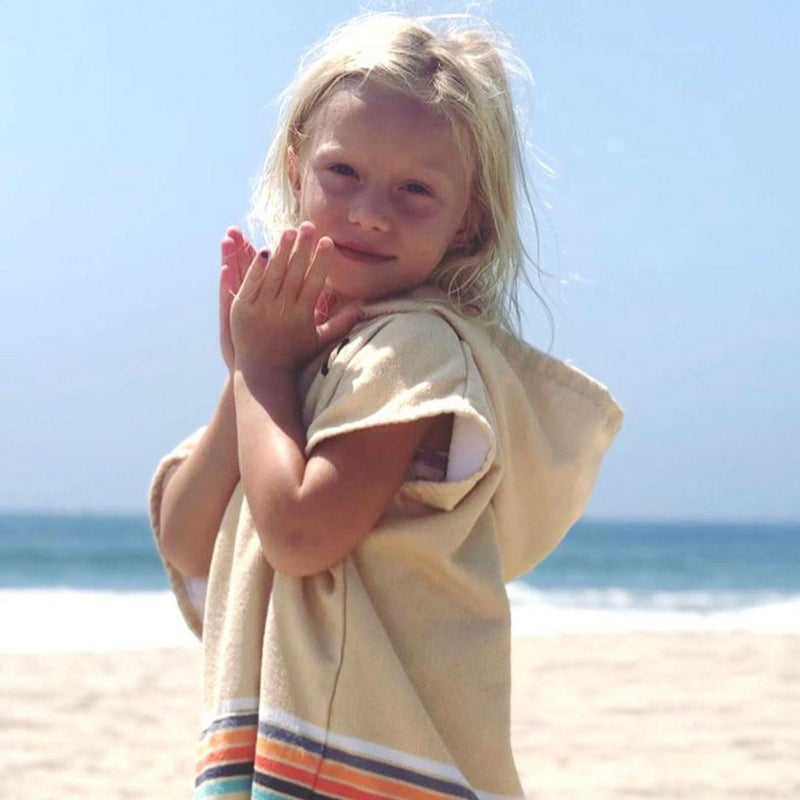 Load image into Gallery viewer, Retro Sand Changing Towel Poncho - Kids (Small)
