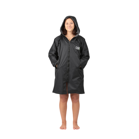 Waterproof Swim Parka | XS-XL (Black)