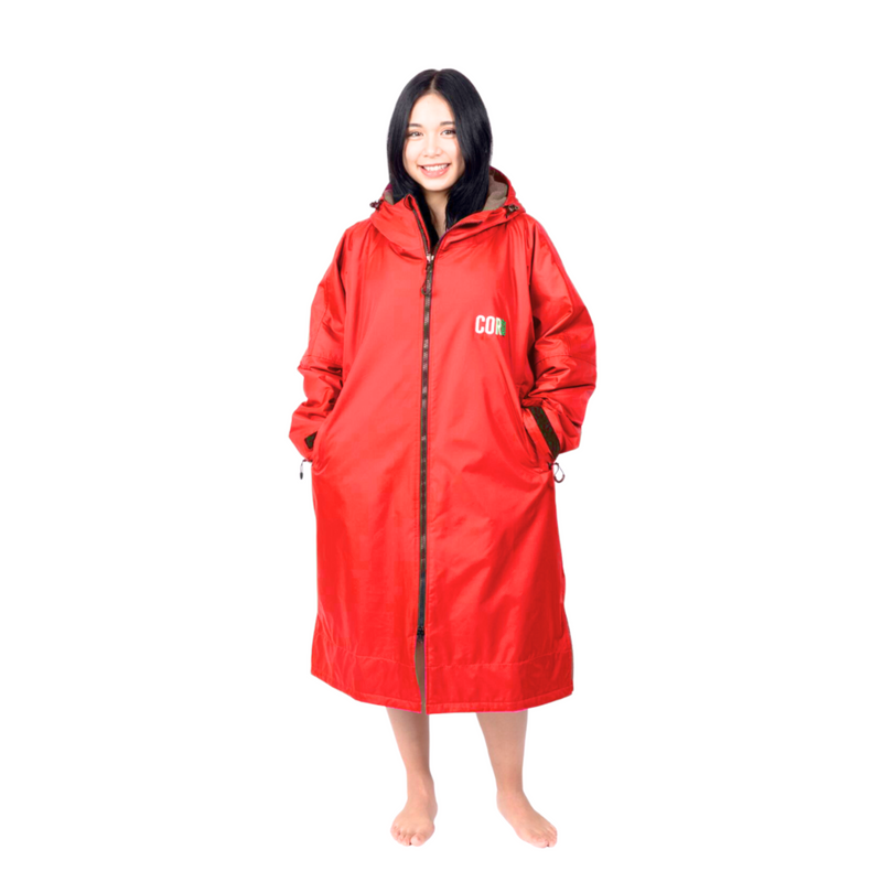 Load image into Gallery viewer, Waterproof Swim Parka (Red)
