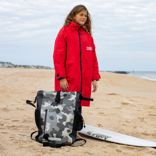 Waterproof Swim Parka (Red)