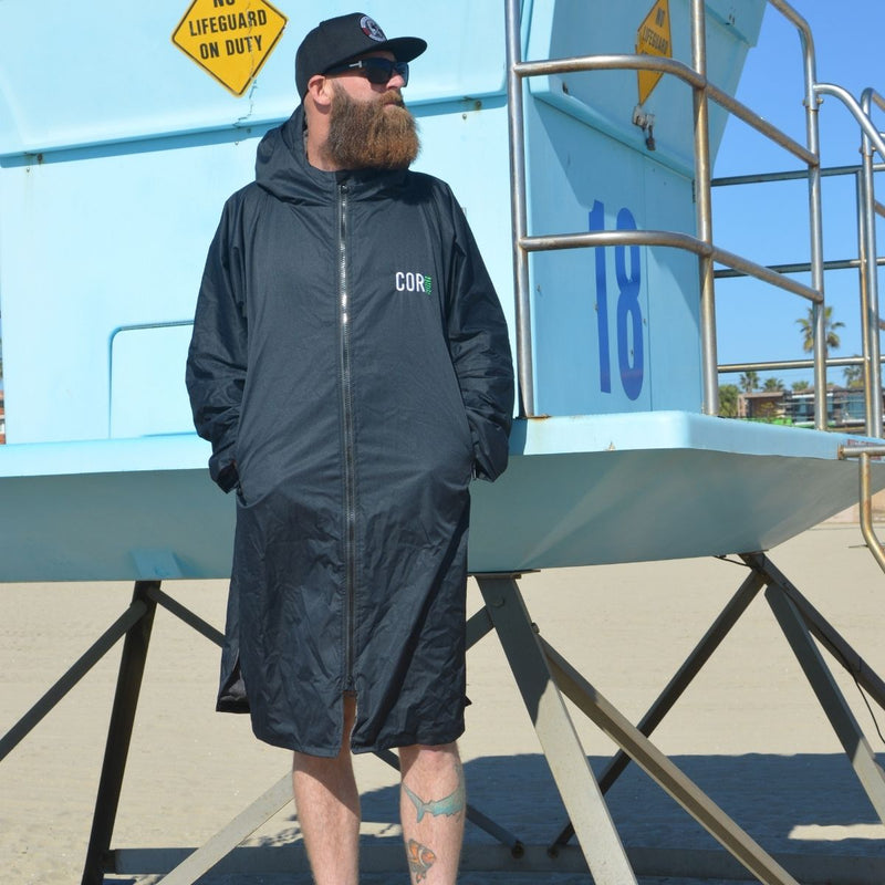 Load image into Gallery viewer, Waterproof Swim Parka | XS-XL (Black)
